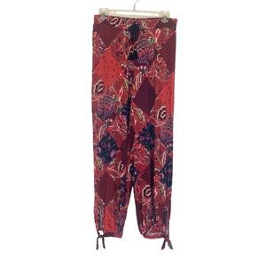 Anthropologie,  size extra small colorful bohemian pants with elastic waistband